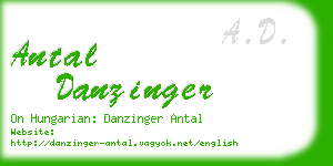 antal danzinger business card